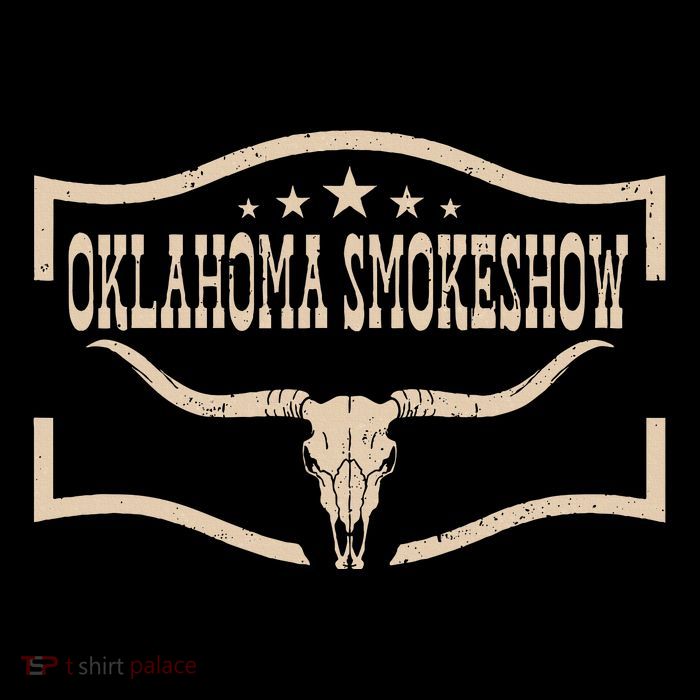 Oklahoma Bullskull With Feathers And Dreamcatcher Smokeshow Baby Bodysuit