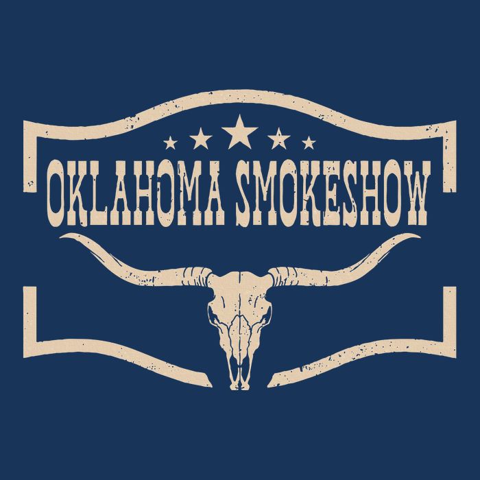 Oklahoma Bullskull With Feathers And Dreamcatcher Smokeshow Infant Baby Jersey Bodysuit