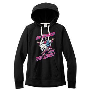 On Board With The Lord Jesus Women's Fleece Hoodie