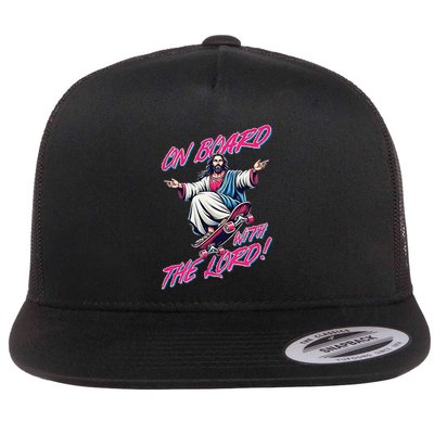 On Board With The Lord Jesus Flatbill Hat
