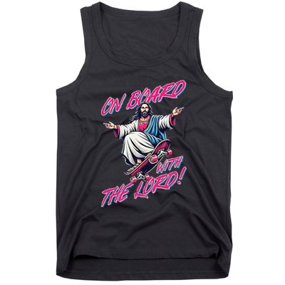 On Board With The Lord Jesus Tank Top