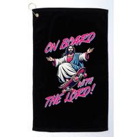 On Board With The Lord Jesus Golf Towel