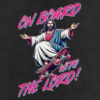 On Board With The Lord Jesus Golf Towel