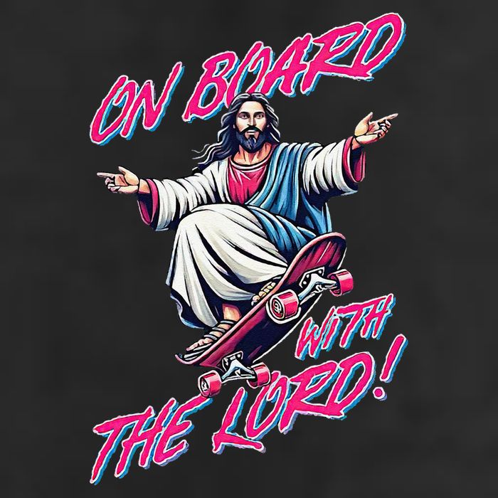 On Board With The Lord Jesus Golf Towel