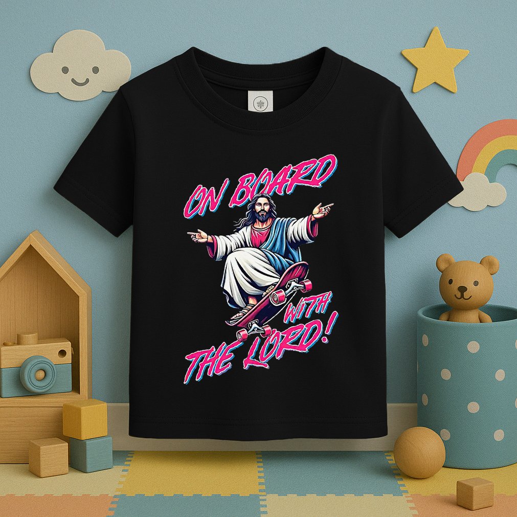 On Board With The Lord Jesus Toddler T-Shirt