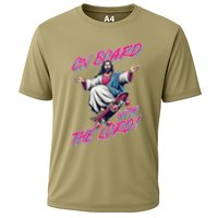 On Board With The Lord Jesus Cooling Performance Crew T-Shirt