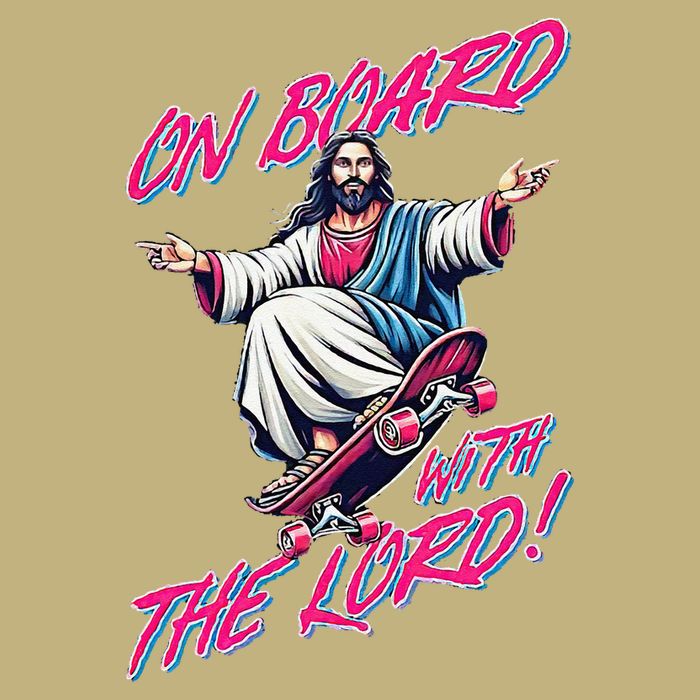 On Board With The Lord Jesus Cooling Performance Crew T-Shirt