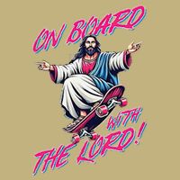 On Board With The Lord Jesus Button