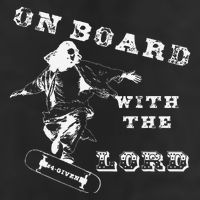 On Board With The Lord Jesus Skateboard Cool Comfort Performance Bucket Hat