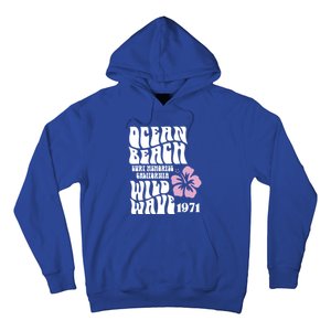 Ocean Beach Wild Wave Surf Memories California Siesta Beach Funny Gift Hoodie