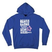 Ocean Beach Wild Wave Surf Memories California Siesta Beach Funny Gift Tall Hoodie