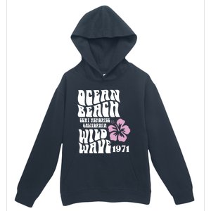 Ocean Beach Wild Wave Surf Memories California Siesta Beach Funny Gift Urban Pullover Hoodie