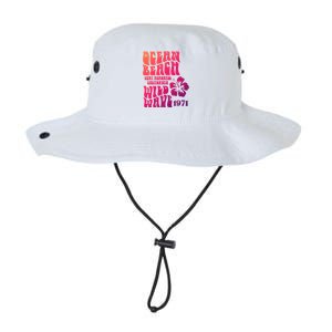 Ocean Beach Wild Wave Surf Memories California Siesta Beach Funny Gift Legacy Cool Fit Booney Bucket Hat