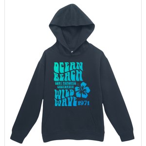 Ocean Beach Wild Wave Surf Memories California Siesta Beach Funny Gift Urban Pullover Hoodie