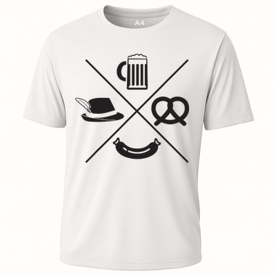 Oktoberfest Beer Wurst Pretzel Funny German Souvenir Gift Performance Shirt