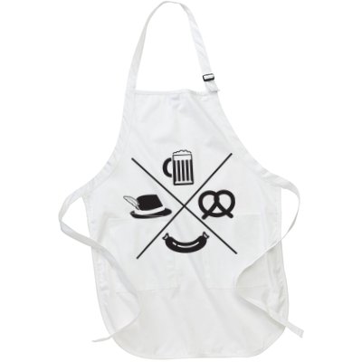 Oktoberfest Beer Wurst Pretzel Funny German Souvenir Gift Apron