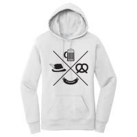 Oktoberfest Beer Wurst Pretzel Funny German Souvenir Gift Women's Pullover Hoodie