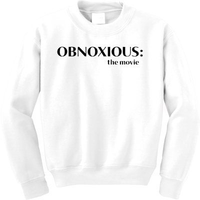 Obnoxious Classic 1980s Funny N Werewolf Vintage Graphic Kids Sweatshirt