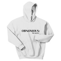 Obnoxious Classic 1980s Funny N Werewolf Vintage Graphic Kids Hoodie