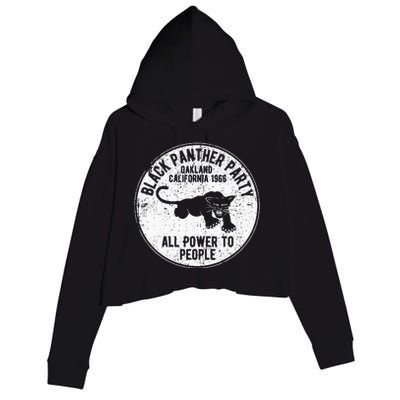 Oakland California 1966 Crop Fleece Hoodie