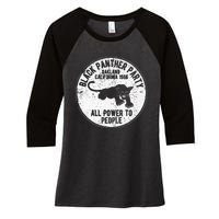 Oakland California 1966 Women's Tri-Blend 3/4-Sleeve Raglan Shirt