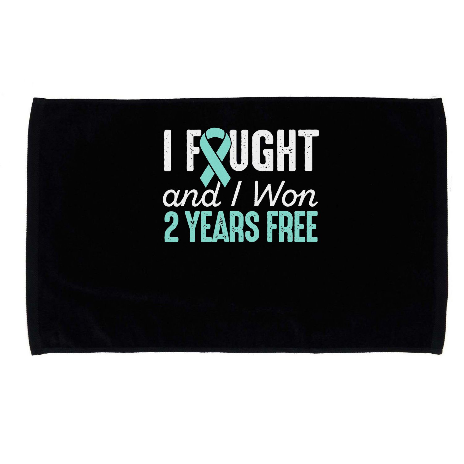 Ovarian Cancerversary 2 Years Ovarian Cancer Free Gift Microfiber Hand Towel