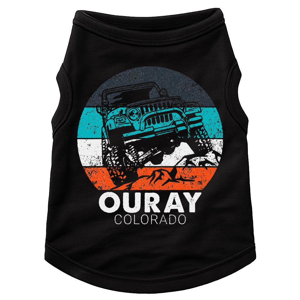 Ouray Colorado 4x4 Off Road Trail Vehicle Outdoor Adventure Doggie Tank
