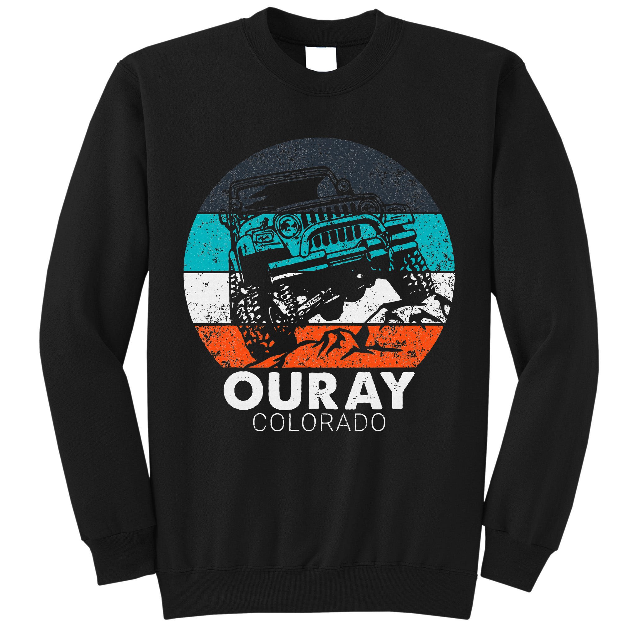 Ouray Colorado 4x4 Off Road Trail Vehicle Outdoor Adventure Tall Sweatshirt