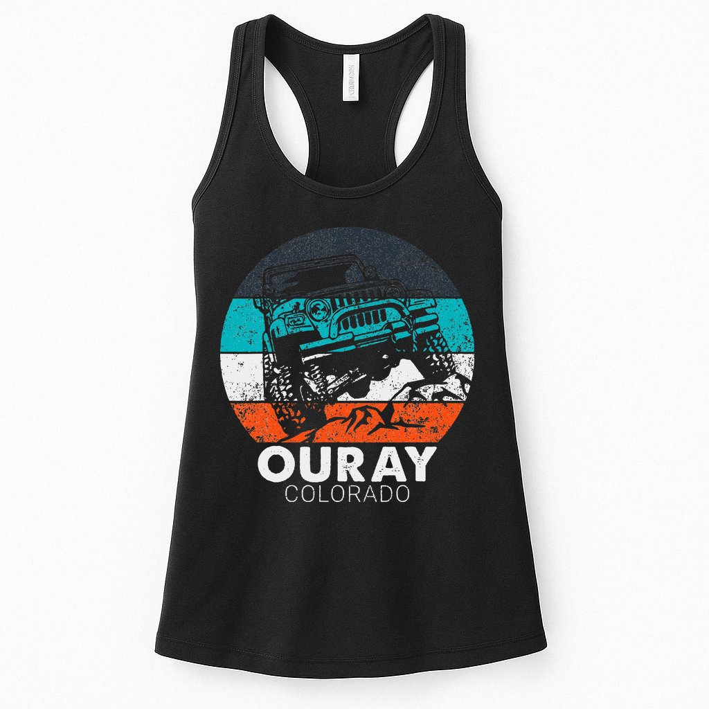 Ouray Colorado 4x4 Off Road Trail Vehicle Outdoor Adventure Womens Tank Top