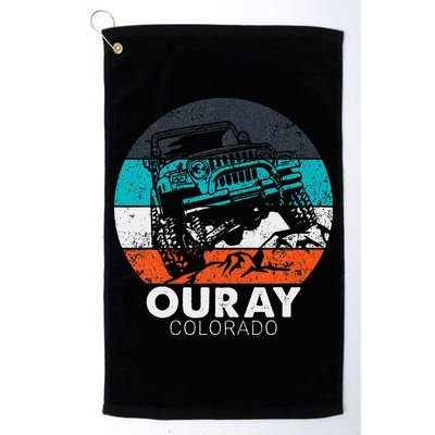 Ouray Colorado 4x4 Off Road Trail Vehicle Outdoor Adventure Golf Towel