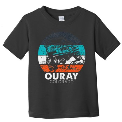 Ouray Colorado 4x4 Off Road Trail Vehicle Outdoor Adventure Toddler T-Shirt