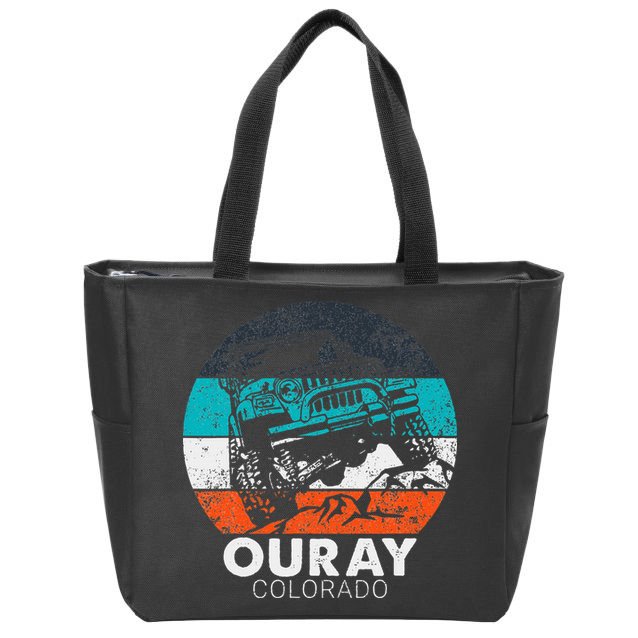 Ouray Colorado 4x4 Off Road Trail Vehicle Outdoor Adventure Zip Tote Bag