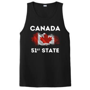 O Canada 51st State Funny Trump Canada Meme Design PosiCharge Competitor Tank