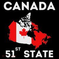 O Canada 51st State Funny Trump Canada Meme Tall T-Shirt