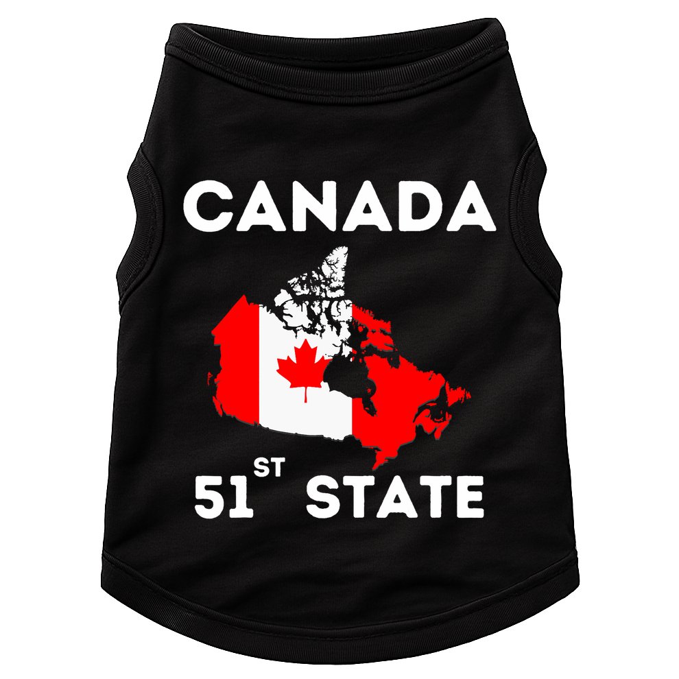 O Canada 51st State Funny Trump Canada Meme Doggie Tank
