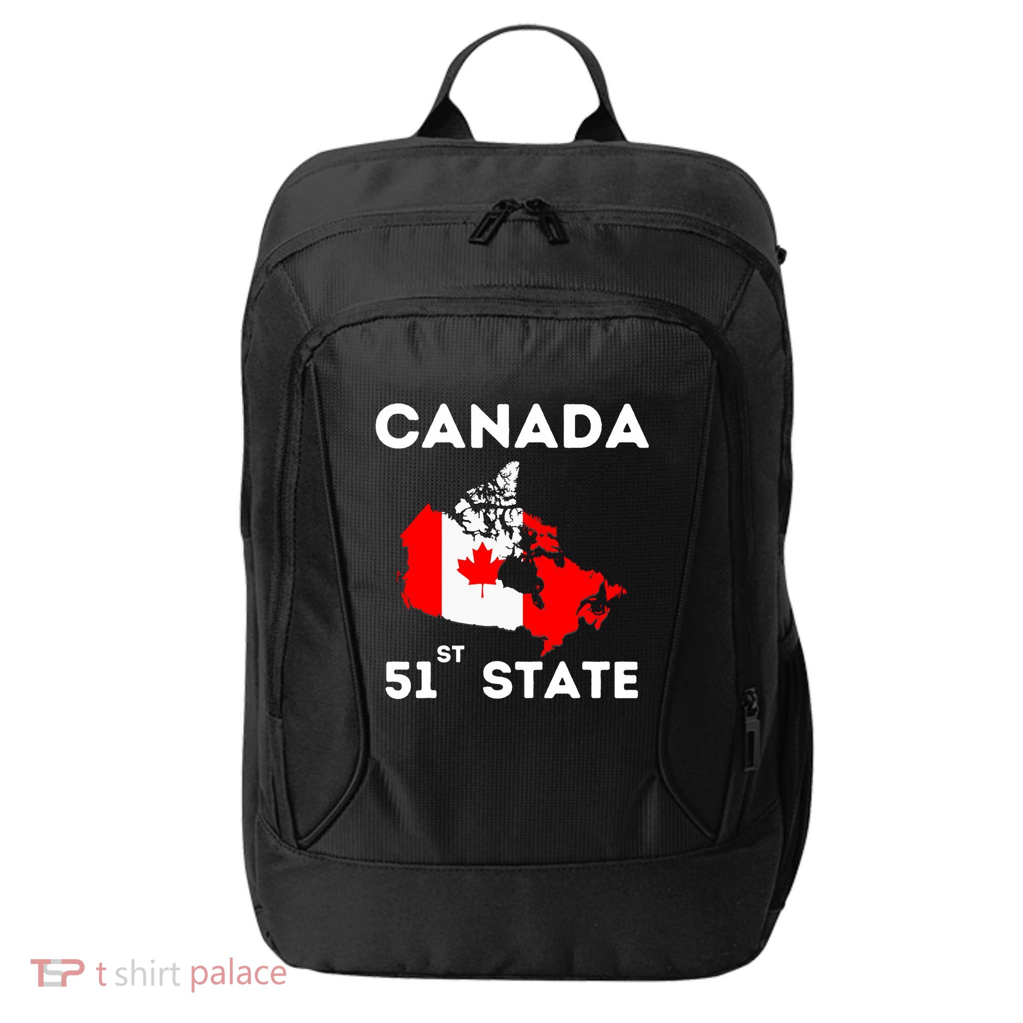O Canada 51st State Funny Trump Canada Meme City Backpack