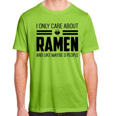 Only Care About Ra Funny Vintage Asian Noodle Great Gift Adult ChromaSoft Performance T-Shirt