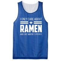 Only Care About Ra Funny Vintage Asian Noodle Great Gift Mesh Reversible Basketball Jersey Tank