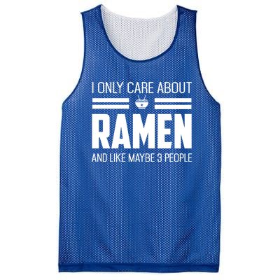 Only Care About Ra Funny Vintage Asian Noodle Great Gift Mesh Reversible Basketball Jersey Tank