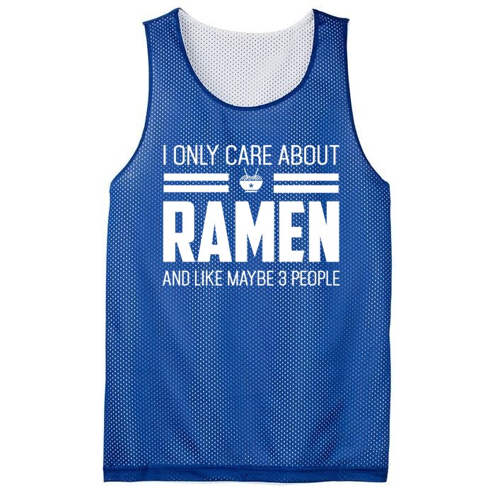 Only Care About Ra Funny Vintage Asian Noodle Great Gift Mesh Reversible Basketball Jersey Tank