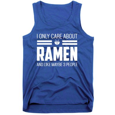 Only Care About Ra Funny Vintage Asian Noodle Great Gift Tank Top