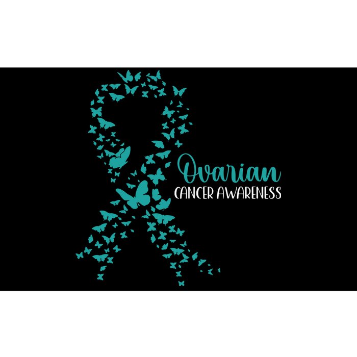 Ovarian Cancer Awareness Teal Ribbon Warrior Survivor Bumper Sticker