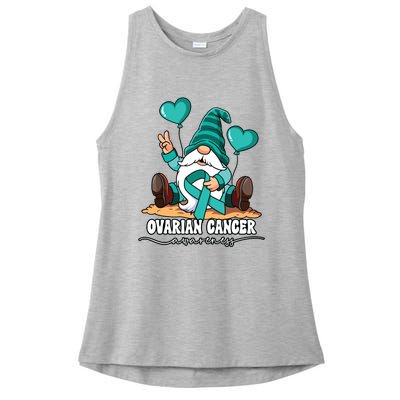 Ovarian Cancer Awareness Ladies PosiCharge Tri-Blend Wicking Tank