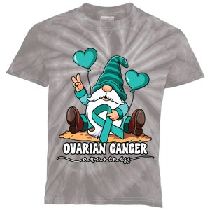 Ovarian Cancer Awareness Kids Tie-Dye T-Shirt