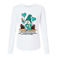 Ovarian Cancer Awareness Womens Cotton Relaxed Long Sleeve T-Shirt