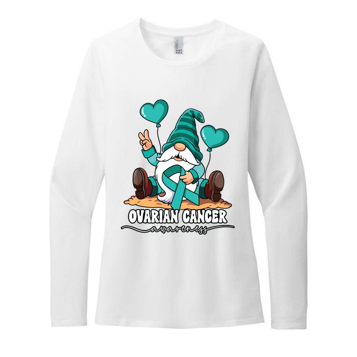 Ovarian Cancer Awareness Womens CVC Long Sleeve Shirt