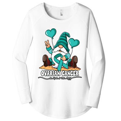 Ovarian Cancer Awareness Women's Perfect Tri Tunic Long Sleeve Shirt