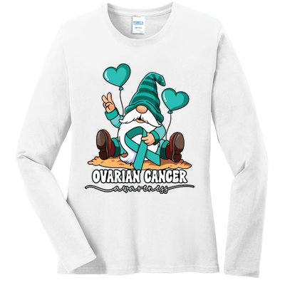 Ovarian Cancer Awareness Ladies Long Sleeve Shirt