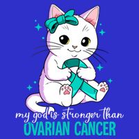 Ovarian Cancer Awareness Gift Button