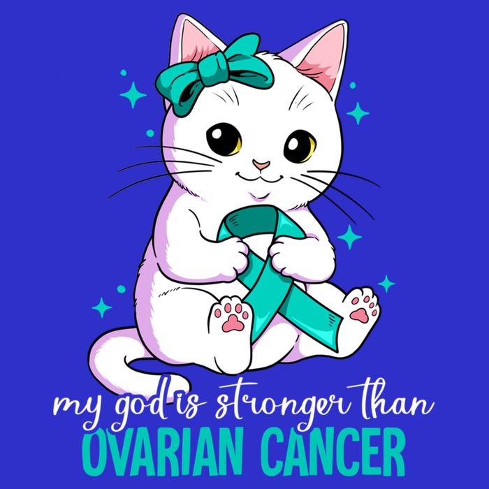 Ovarian Cancer Awareness Gift Button